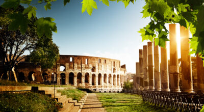 Rome Colosseum in the sun