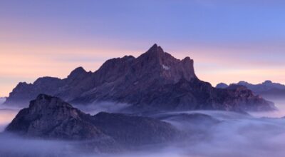 Mist in the Dolomites